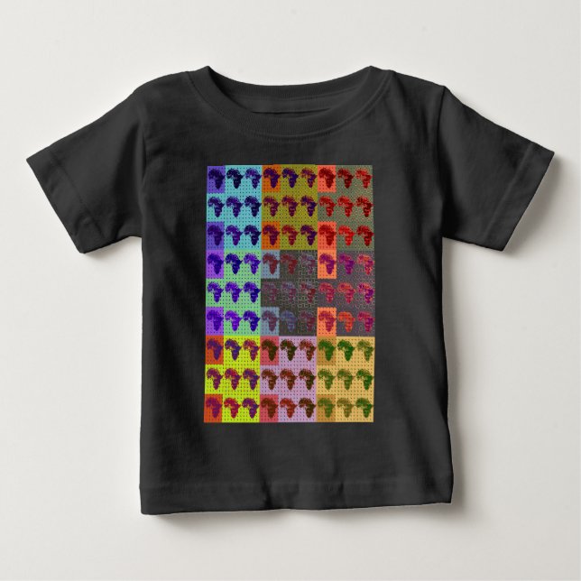 T-shirt Pour Bébé Afriques (Devant)
