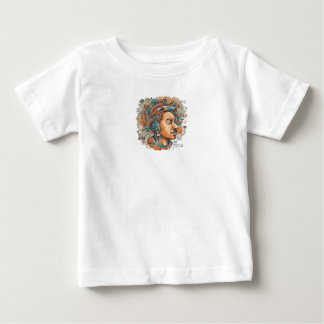 T-shirt Pour Bébé Afro Boho Queen - Artiste coloré