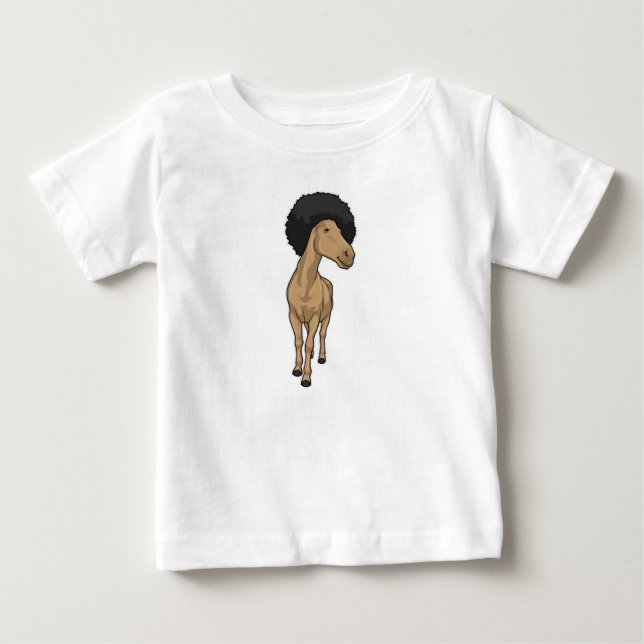 T-shirt Pour Bébé Afro chevalin (Devant)