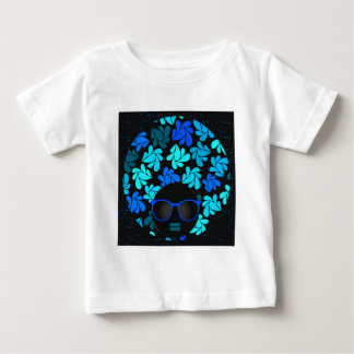 T-shirt Pour Bébé Afro Diva Bleu