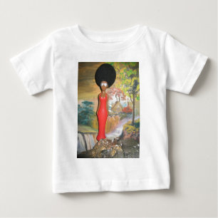 T-shirt Pour Bébé Afro Glam : Une beauté intemporelle