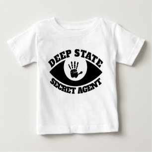T-shirt Pour Bébé Agent de secret d'État profond drôle