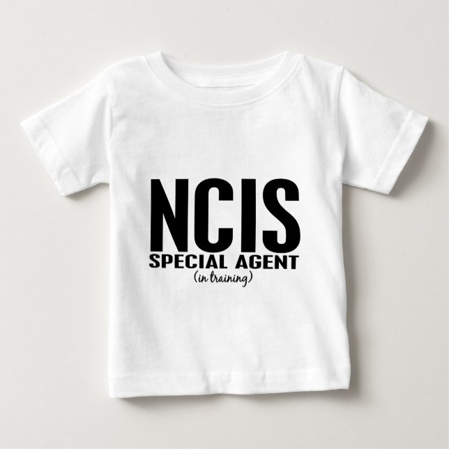 T-shirt Pour Bébé Agent Spécial Du SCEI En Formation 1 (Devant)