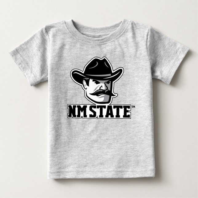 T-shirt Pour Bébé Aggies de l'État du Nouveau-Mexique (Devant)
