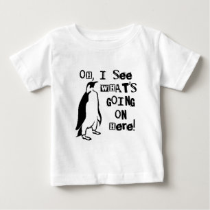 T-shirt Pour Bébé Ah, je vois que se passe-t-il