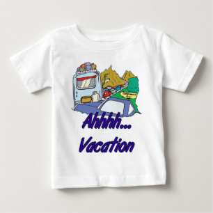 T-shirt Pour Bébé Ahh Camping de vacances