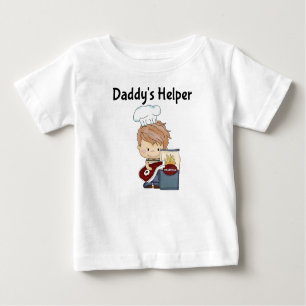 T-shirt Pour Bébé Aide du BBQ du papa