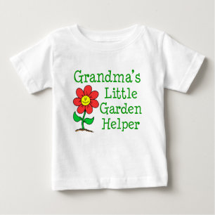 T-shirt Pour Bébé Aide du jardin de la grand-maman