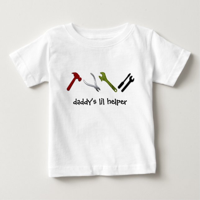 T-shirt Pour Bébé Aide du lil du papa (Devant)