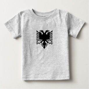 T-shirt Pour Bébé Aigle à deux têtes en Albanie