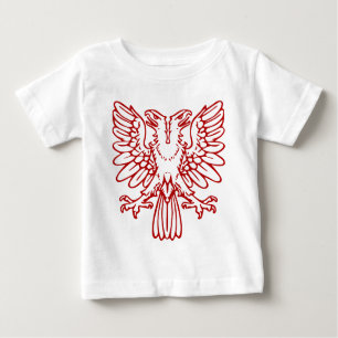 T-shirt Pour Bébé Aigle à deux têtes - Rouge rubis