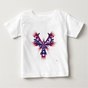 T-shirt Pour Bébé Aigle Américain Étoiles et Bandes