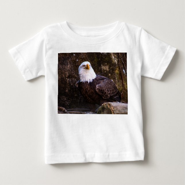 T-shirt Pour Bébé Aigle de Bald (Devant)