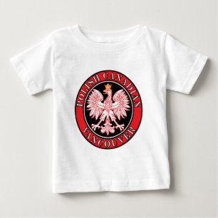 T-shirt Pour Bébé Aigle du Canada polonais de Vancouver
