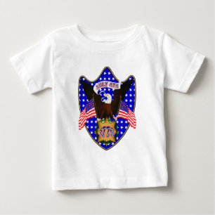 T-shirt Pour Bébé Aigle du Jour de l'Indépendance