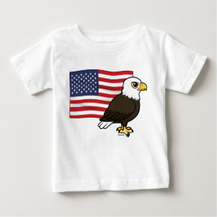 T-shirt Pour Bébé Aigle patriotique