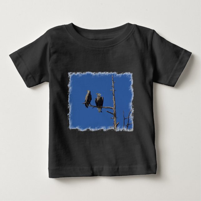 T-shirt Pour Bébé Aigles chauds (Devant)