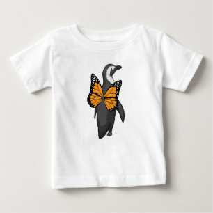 T-shirt Pour Bébé Ailes de papillon pingouin