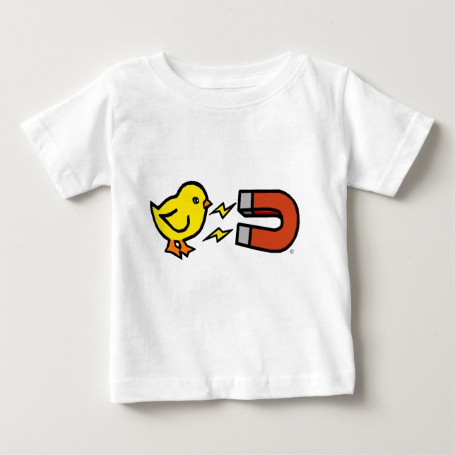 T-shirt Pour Bébé Aimant (Devant)