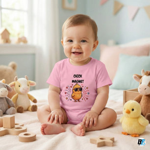 T-shirt Pour Bébé Aimant à Poussins Bébé Poussin Mignon avec Lunet