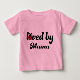 T-shirt Pour Bébé Aimé par ma maman Gift