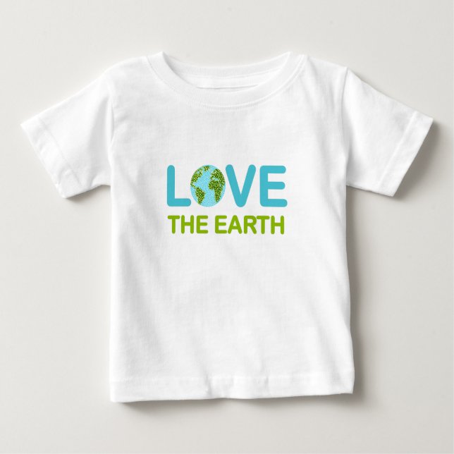 T-shirt Pour Bébé Aimer le Jour des terres de la Terre (Devant)