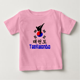T-shirt Pour Bébé ☯ Aimer ✔ Martial Coréen-TaeKwonDo fabuleux
