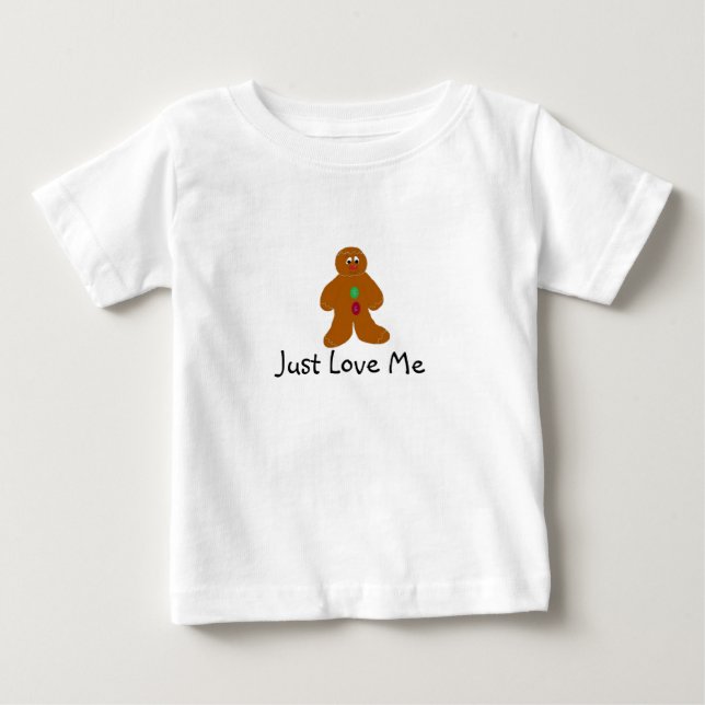 T-shirt Pour Bébé Aimez-moi simplement (Devant)