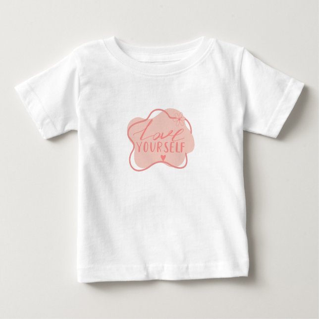 T-shirt Pour Bébé Aimez-vous  (Devant)