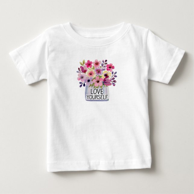 T-shirt Pour Bébé Aimez-vous (Devant)