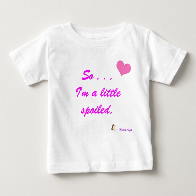 T-shirt Pour Bébé Ainsi, je suis corrompu (Devant)