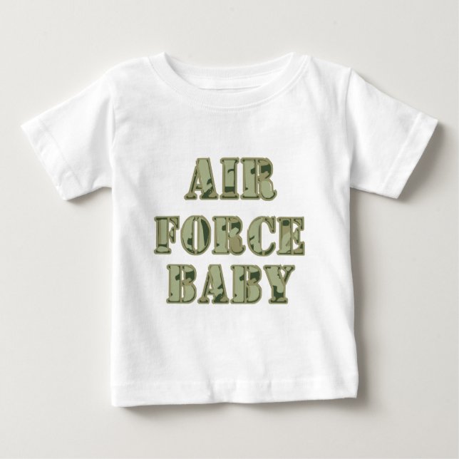 T-shirt Pour Bébé Air force baby (Devant)
