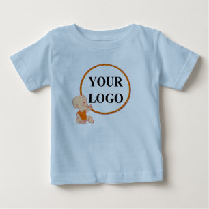 T-shirt Pour Bébé AJOUTEZ VOTRE LOGO ICI Pour Enfants Bébé Garçon 1e