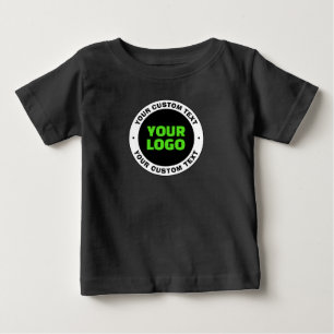 T-shirt Pour Bébé Ajoutez votre propre logo d'entreprise ou design t