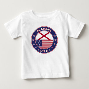 T-shirt Pour Bébé Alabama