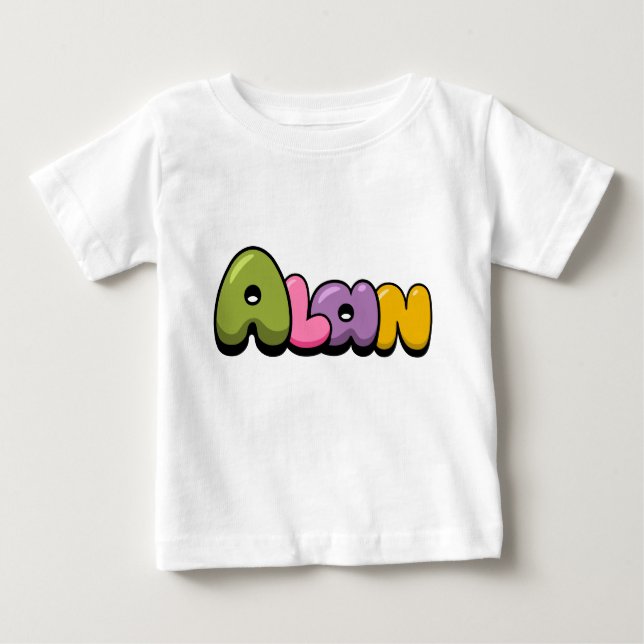 T-shirt Pour Bébé Alan (Devant)