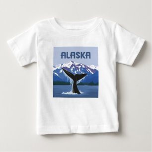 T-shirt Pour Bébé Alaska   Baleine