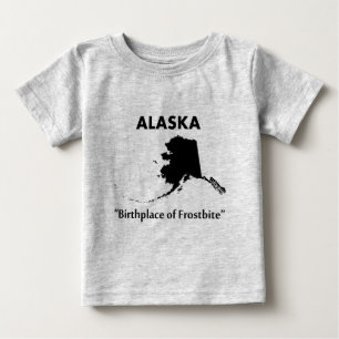 T-shirt Pour Bébé Alaska - Lieu de naissance de l'engelure