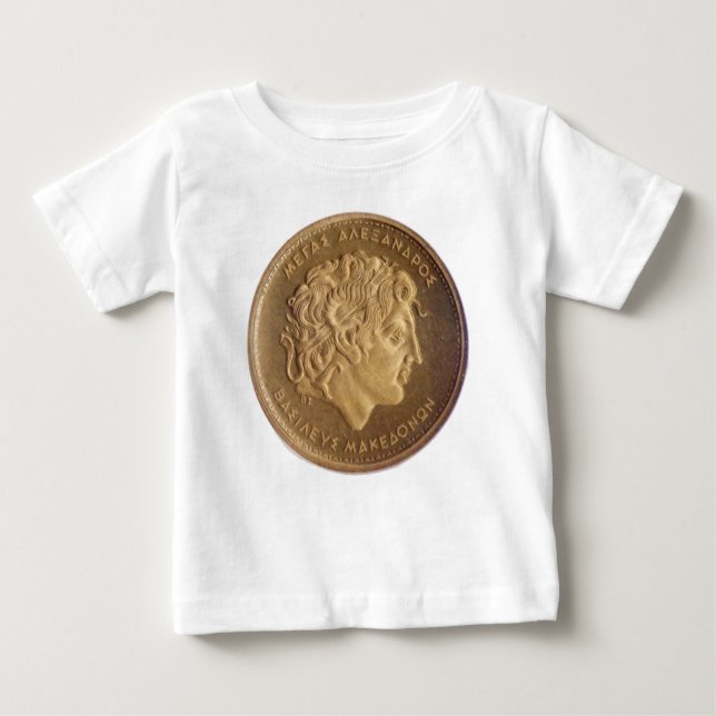 T-shirt Pour Bébé Alexandre le grand, roi des Macédoniens (Devant)