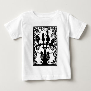 T-shirt Pour Bébé Alice à travers le T-shirt bébé en verre à l'air