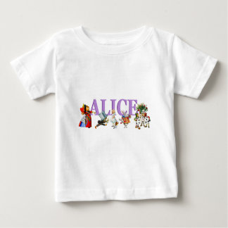 T-shirt Pour Bébé Alice à Wonderland et Friends
