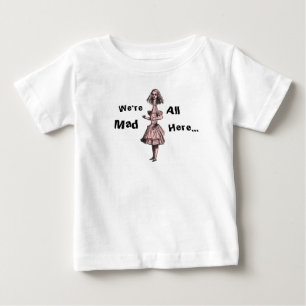 T-shirt Pour Bébé Alice au pays des merveilles