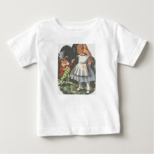 T-shirt Pour Bébé Alice au pays des merveilles et la haine folle