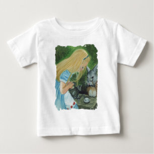 T-shirt Pour Bébé Alice au pays des merveilles Longue Manche Toddler
