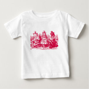 T-shirt Pour Bébé Alice au pays des merveilles Roi et Reine