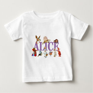 T-shirt Pour Bébé Alice et ses amis au pays des merveilles