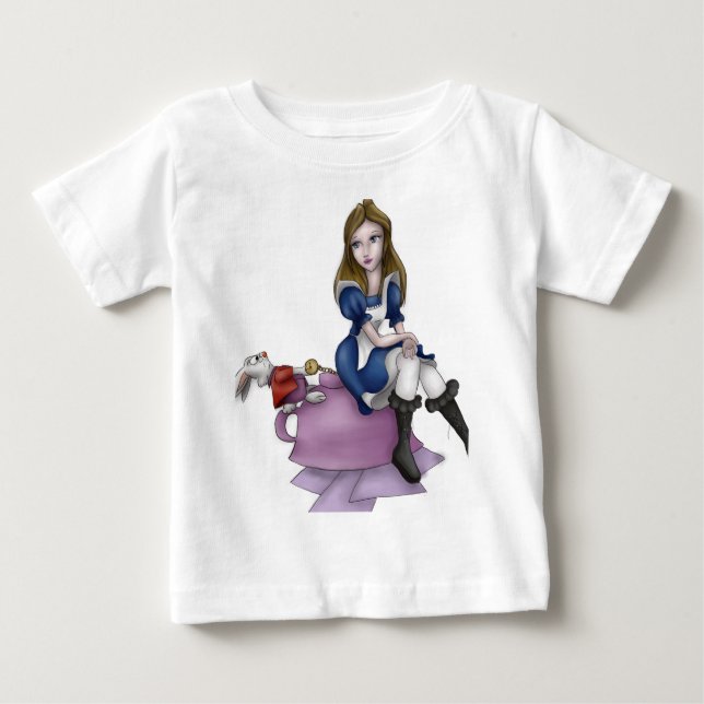 T-shirt Pour Bébé Alicia (Devant)