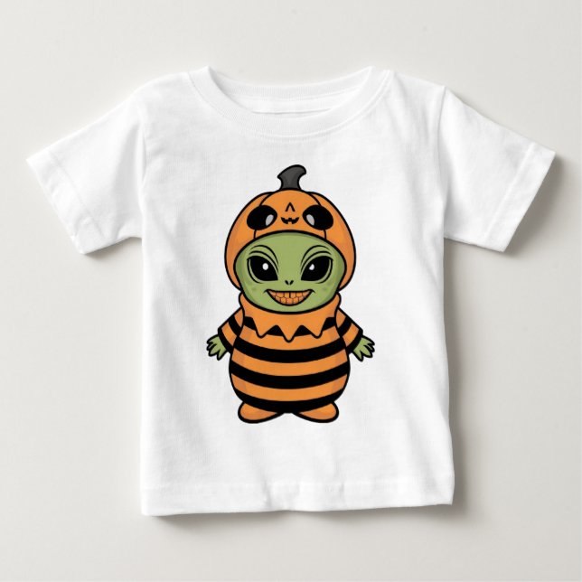 T-SHIRT POUR BÉBÉ ALIEN TRICHEUR OU TRAITEUR (Devant)