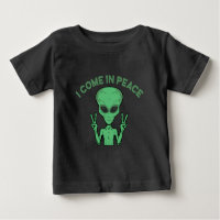 Alien Vert Je Viens En Paix OVNI Extraterrestre