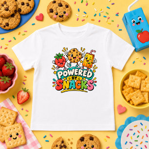 T-shirt Pour Bébé Alimenté par des snacks bébé drôle
